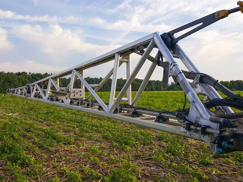RoGator 1100c sprayer with 120' Millennium spray booms