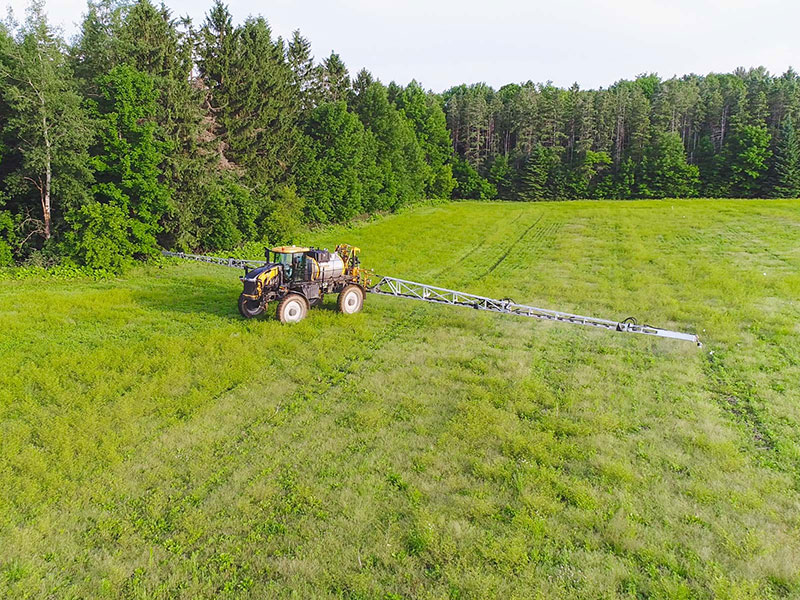 RoGator 1100c sprayer with 120' Millennium spray booms