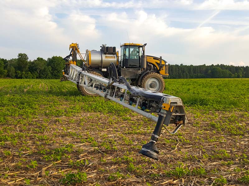 RoGator 1100c sprayer with 120' Millennium spray booms
