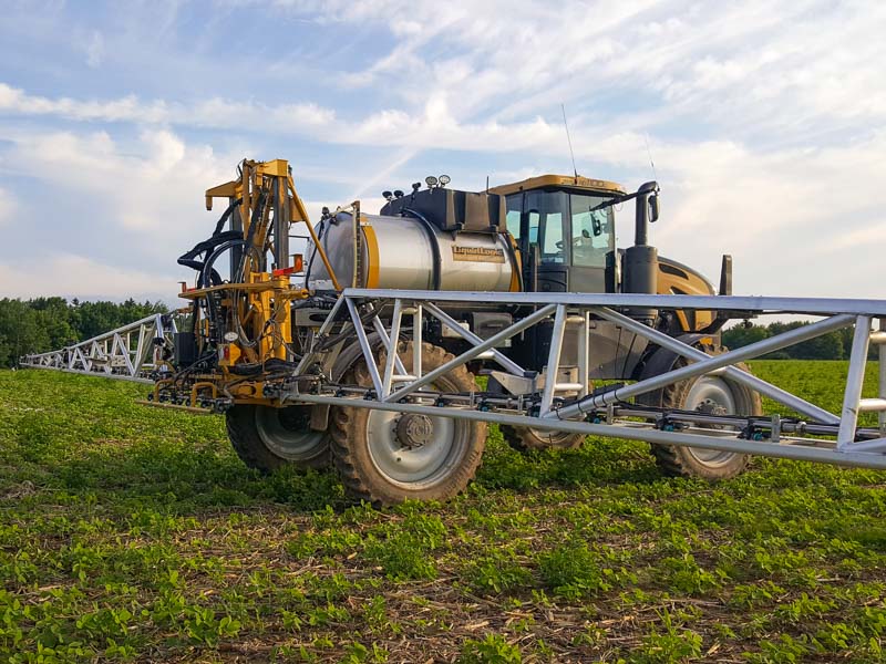 RoGator 1100c sprayer with 120' Millennium spray booms