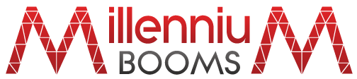 Millennium spray boom logo